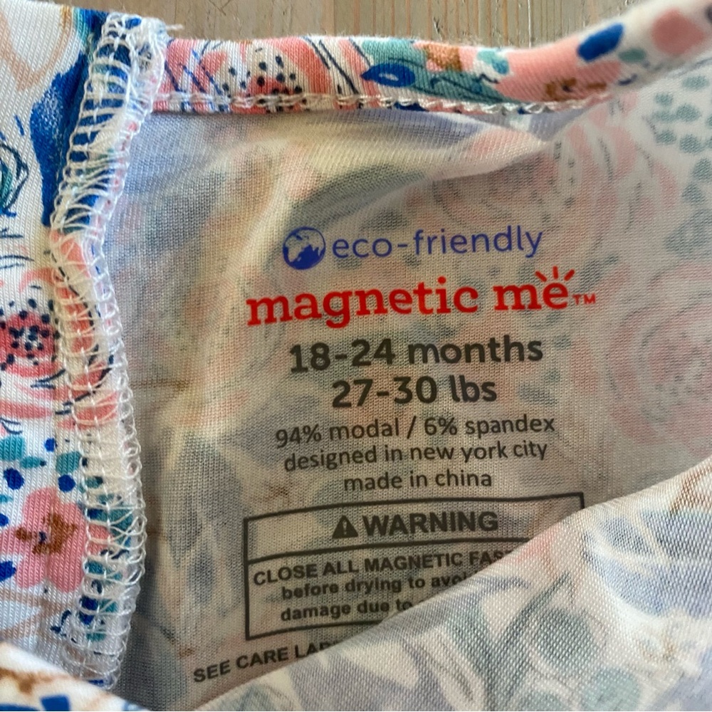 NWT Magnetic Me once and floral play all day top & leggings set 18-24 Months - Picture 8 of 10